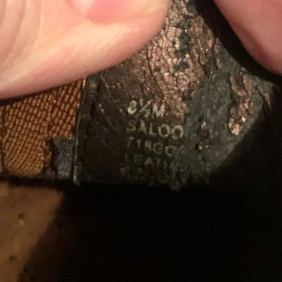 Reba Lane Womens Ankle Boots Brown Leather Size 8.5M Western Slip On - Picture 6 of 7